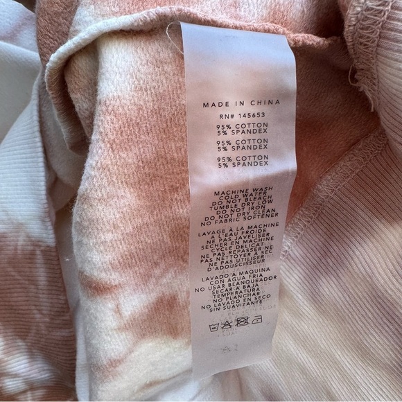 LACAUSA | Size Small NWT Tie Dye C’est La Vie Sweatshirt - Picture 5 of 14